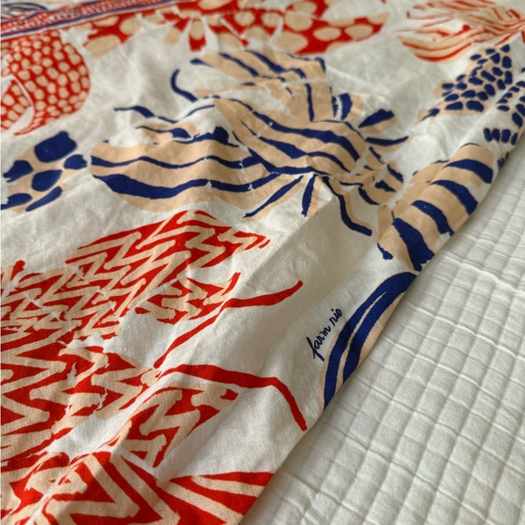 NWT FARM Rio Mixed Lobsters Midi Skirt, women’s size Large - Picture 5 of 7